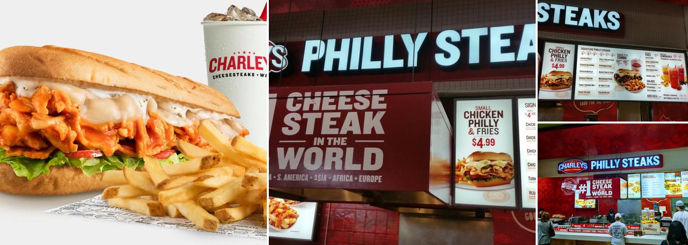 Charleys Cheesesteaks Menu