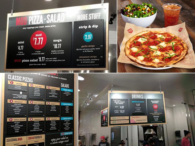 MOD Pizza Menu