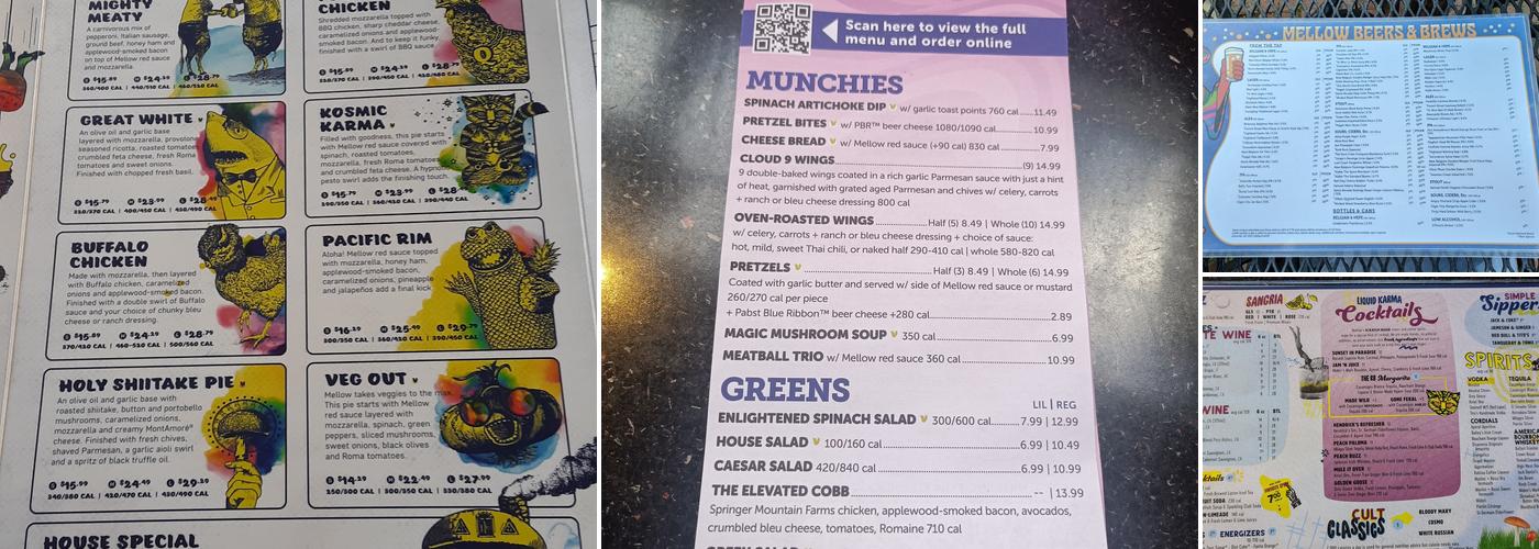 Mellow Mushroom Asheville Menu