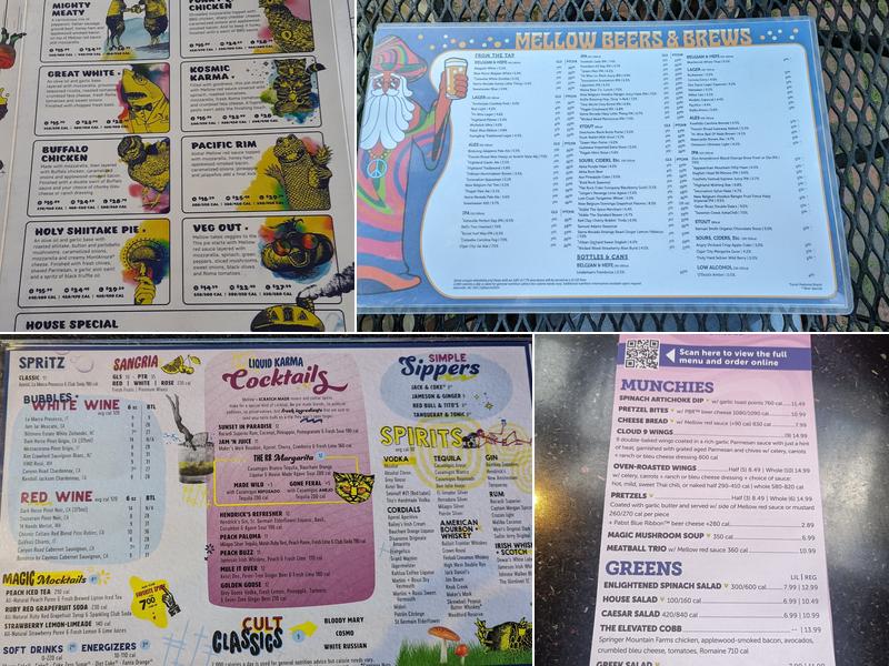 Mellow Mushroom Asheville Menu