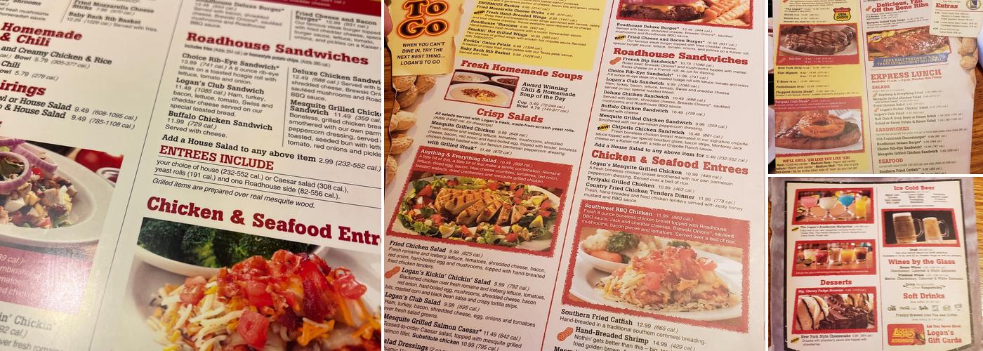 Logan's Roadhouse Menu