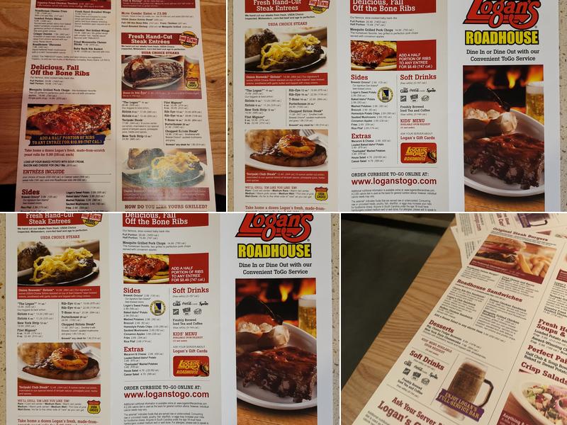 Logan's Roadhouse Menu