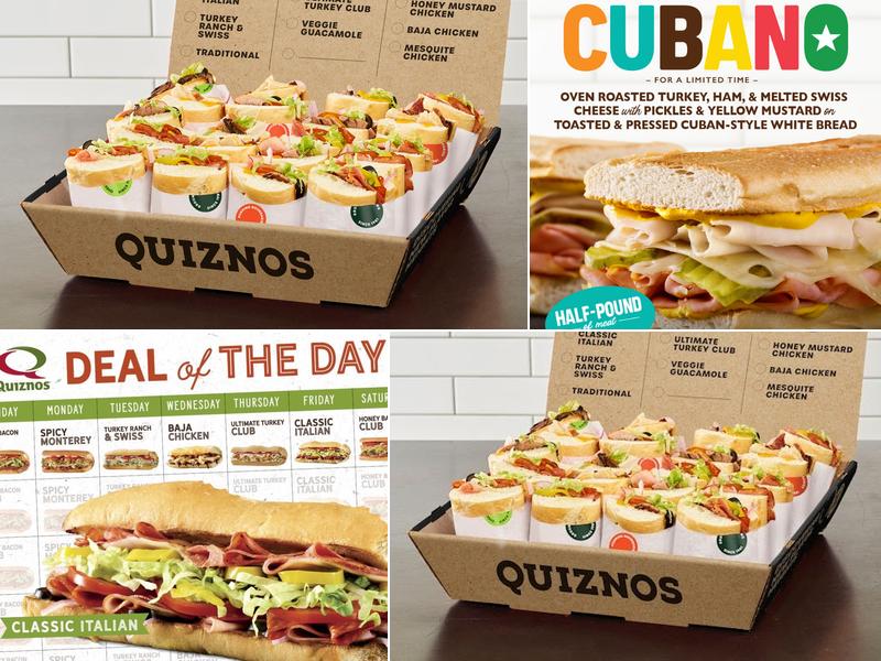 Quiznos Menu