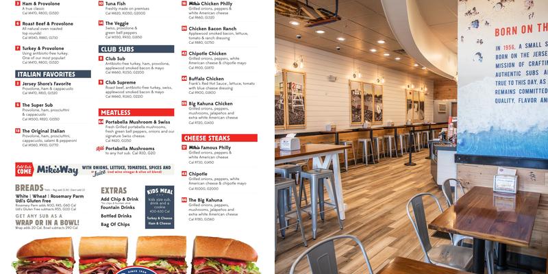Jersey Mike's Subs Menu
