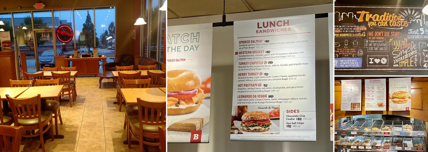 Bruegger's Bagels Menu