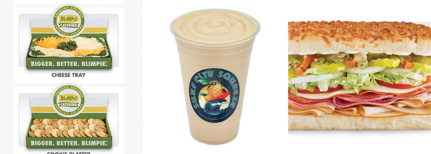 Blimpie Menu