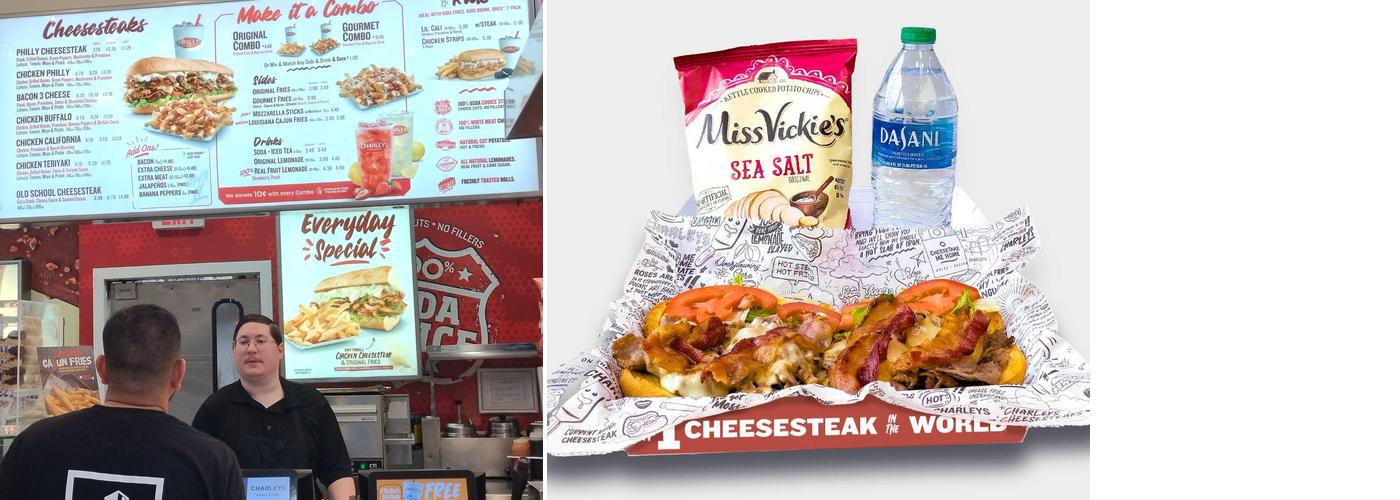 Charleys Cheesesteaks Menu