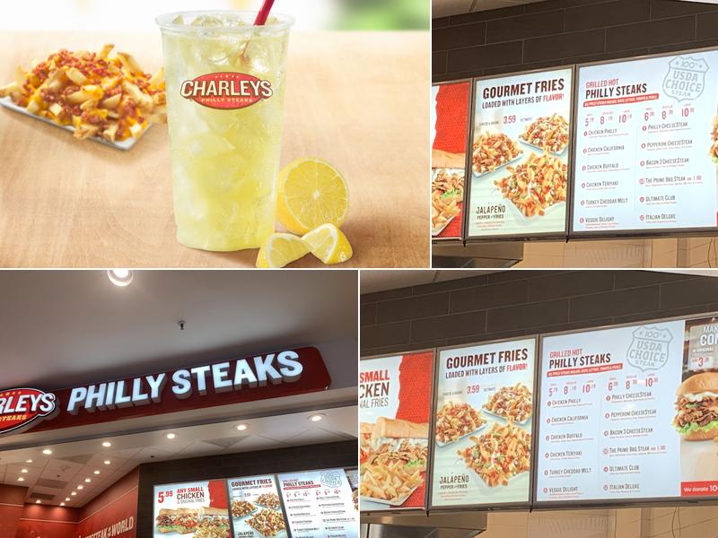 Charleys Cheesesteaks Menu