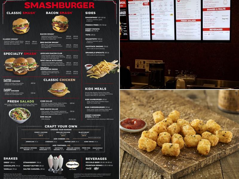 Smashburger Menu