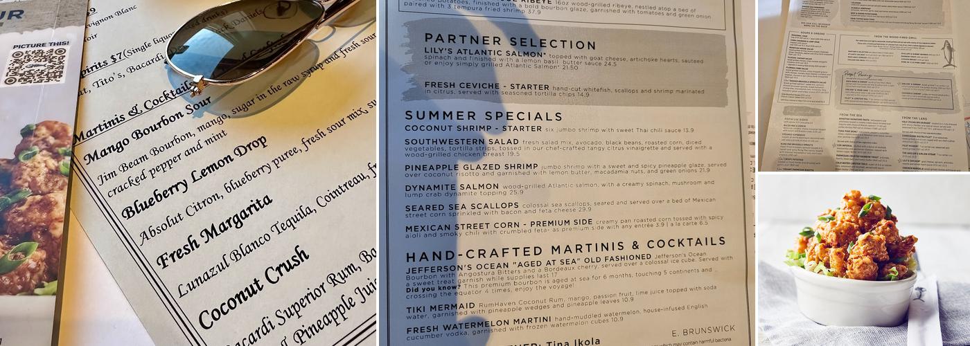 Bonefish Grill Menu