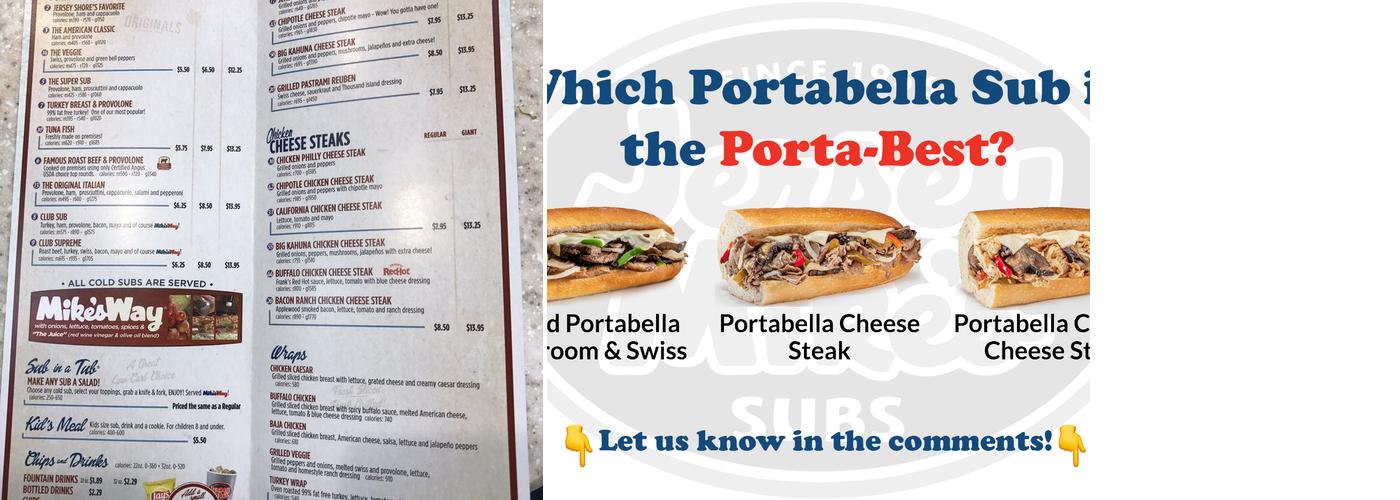 Jersey Mike's Subs Menu