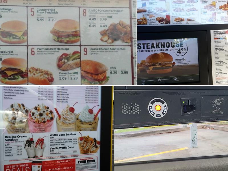 Sonic Drive-In Menu