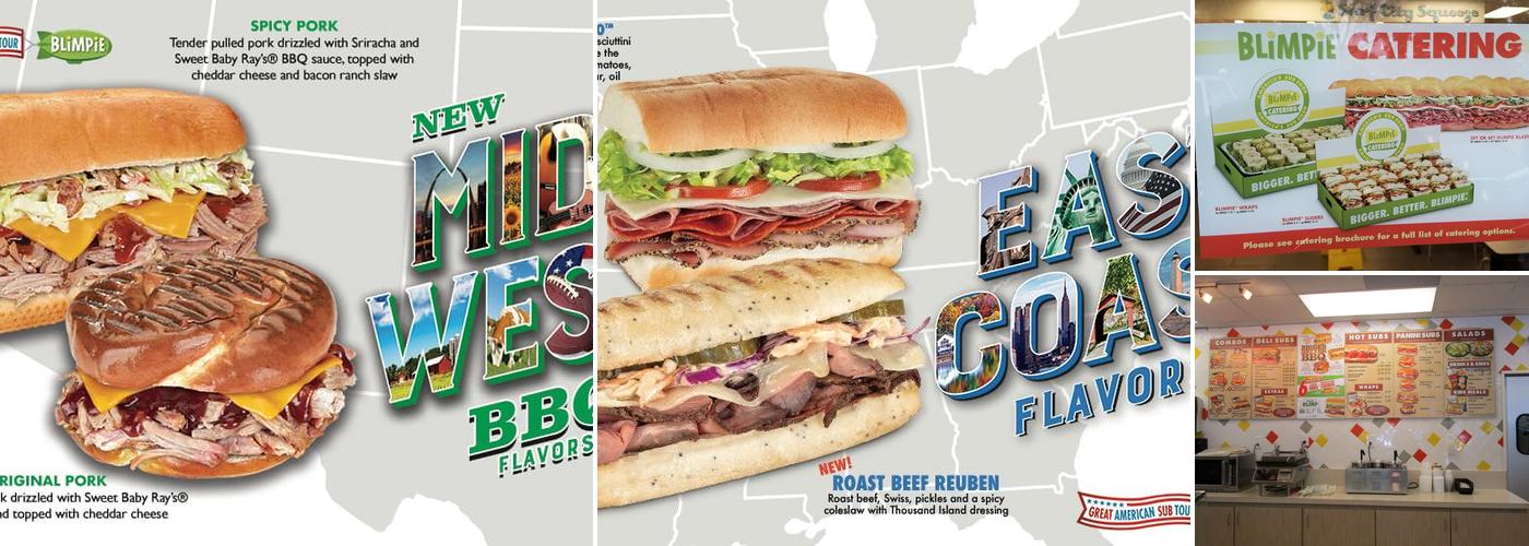 Blimpie Menu