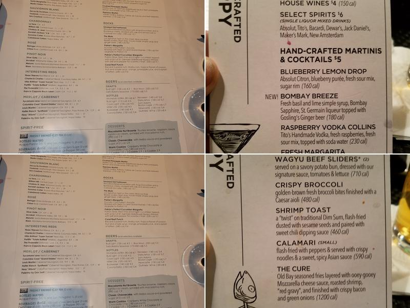 Bonefish Grill Menu