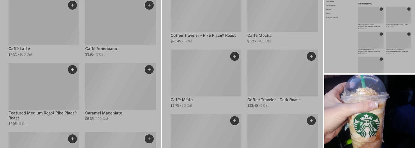 Starbucks Menu