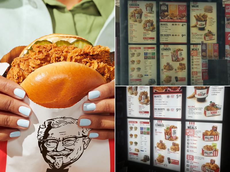 KFC Menu