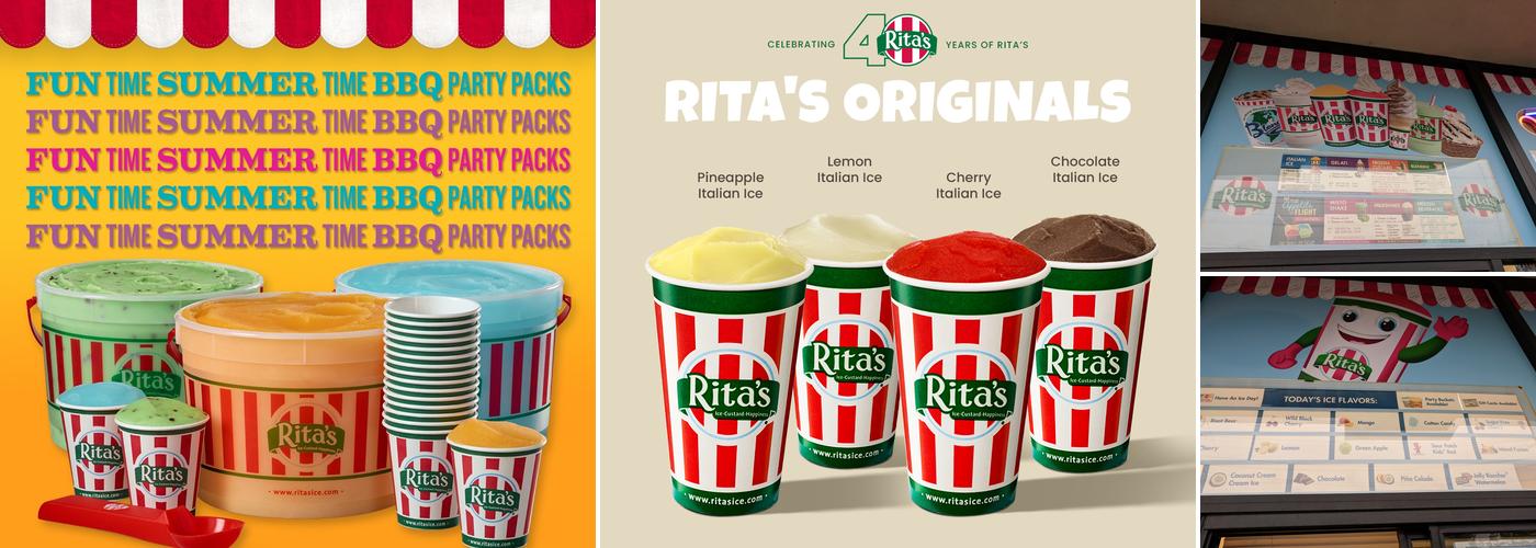 Rita's Italian Ice & Frozen Custard Menu