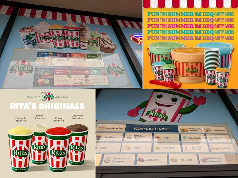 Rita's Italian Ice & Frozen Custard Menu