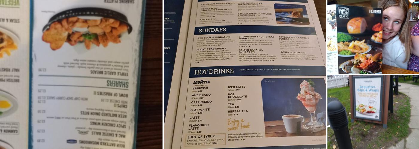 The Young Vanish Inn Menu