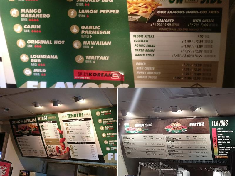 Wingstop Menu