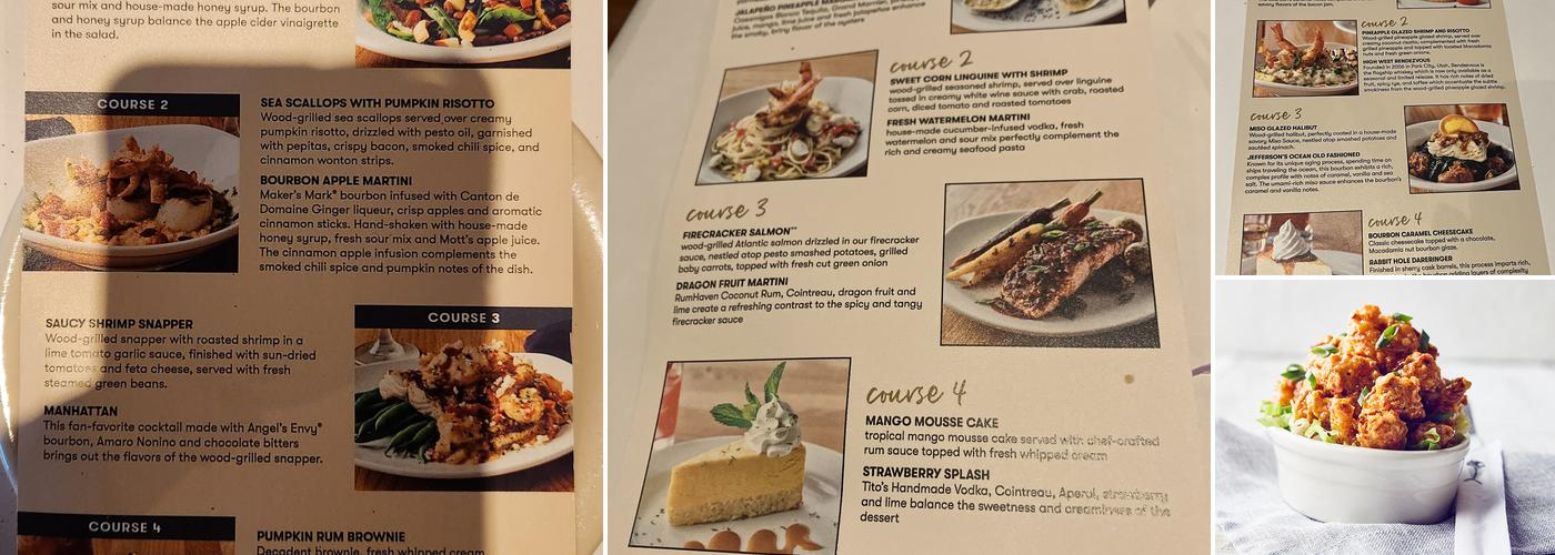 Bonefish Grill Menu