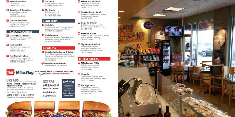 Jersey Mike's Subs Menu