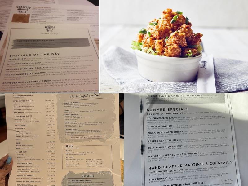 Bonefish Grill Menu