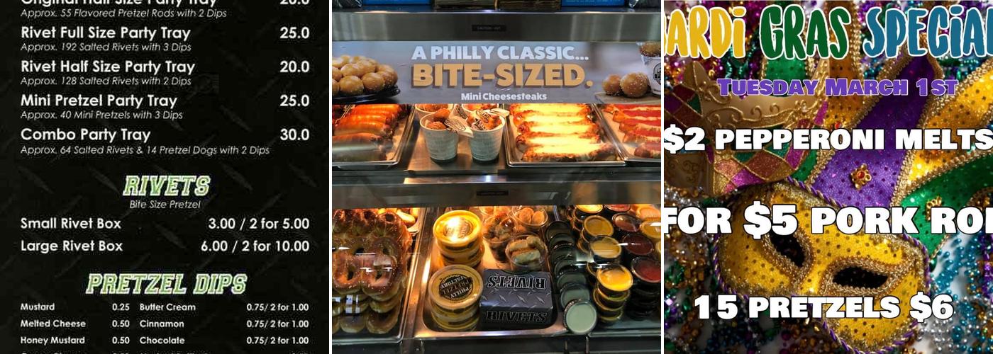 Philly Pretzel Factory Menu