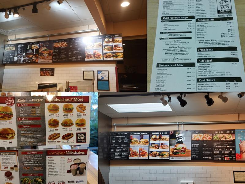 Wayback Burgers Menu