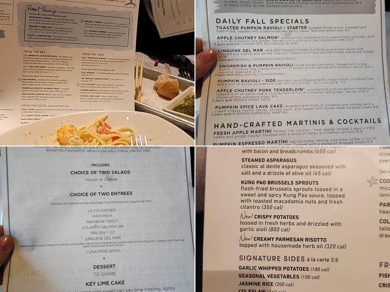 Bonefish Grill Menu