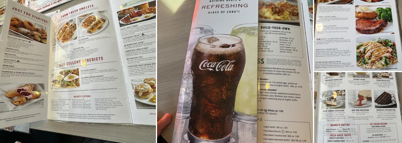 Perkins American Food Co. Menu