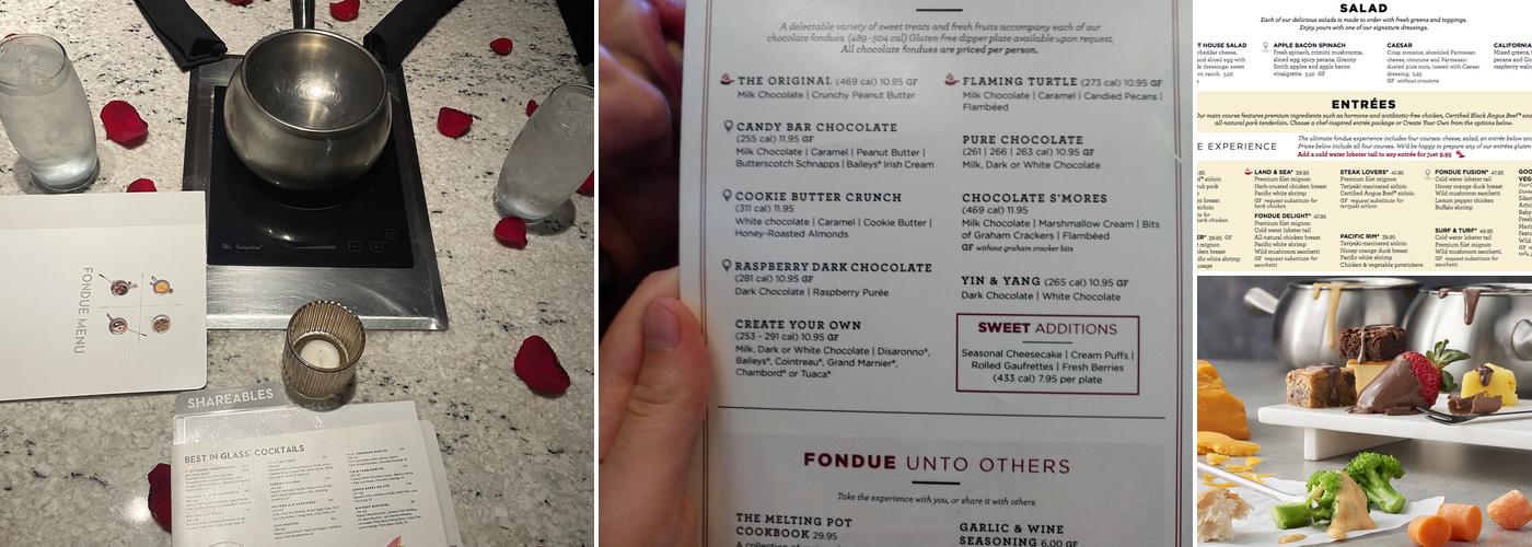 The Melting Pot Menu