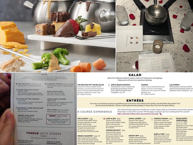 The Melting Pot Menu