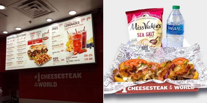 Charleys Cheesesteaks Menu