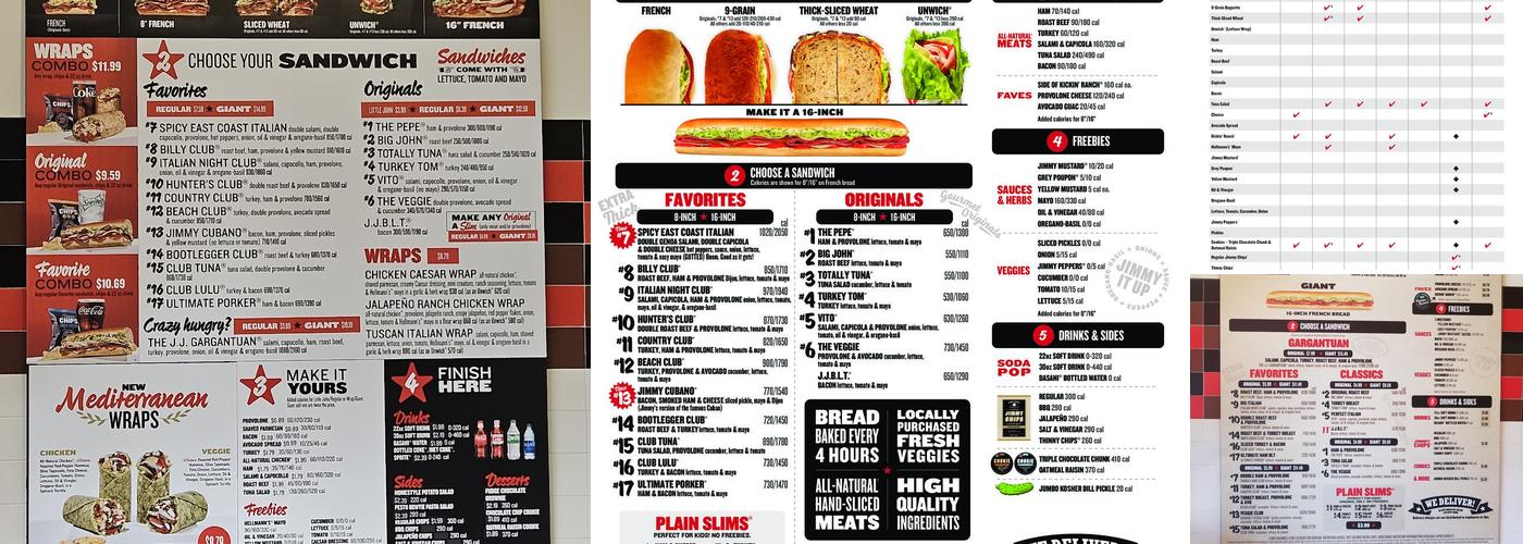 Jimmy John's Menu