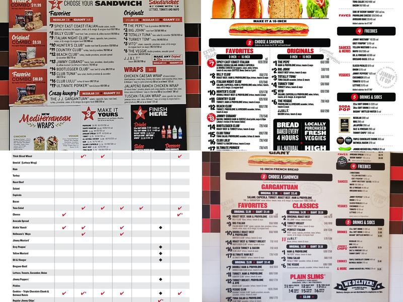 Jimmy John's Menu