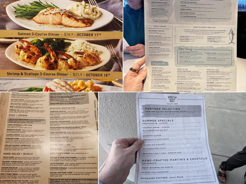 Bonefish Grill Menu