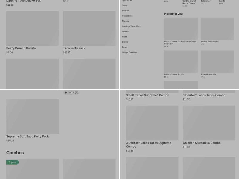 Taco Bell Menu