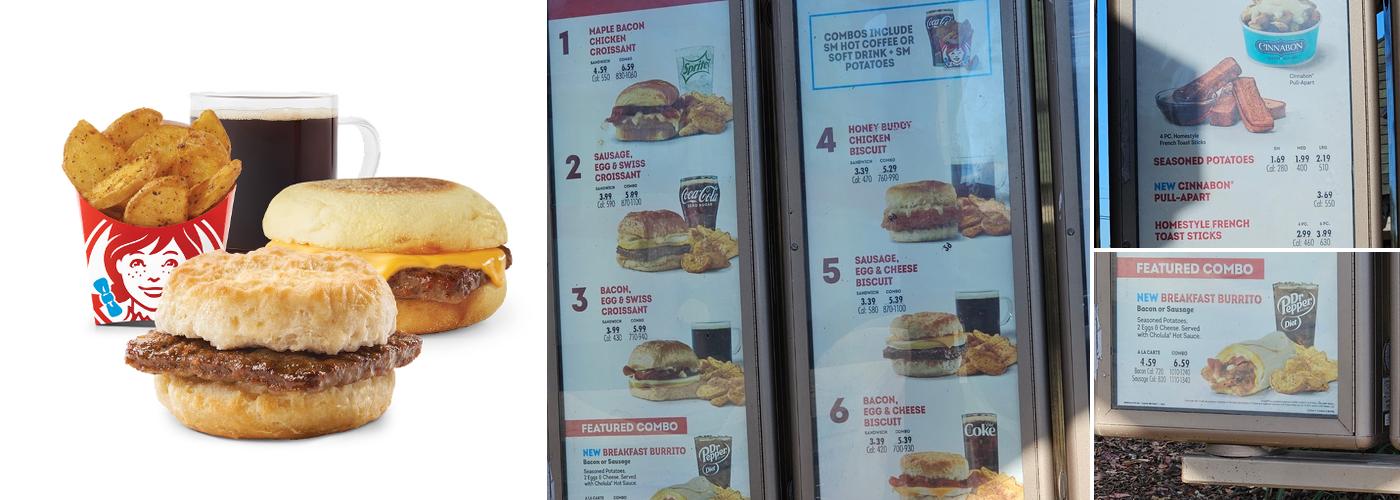 Wendy's Menu