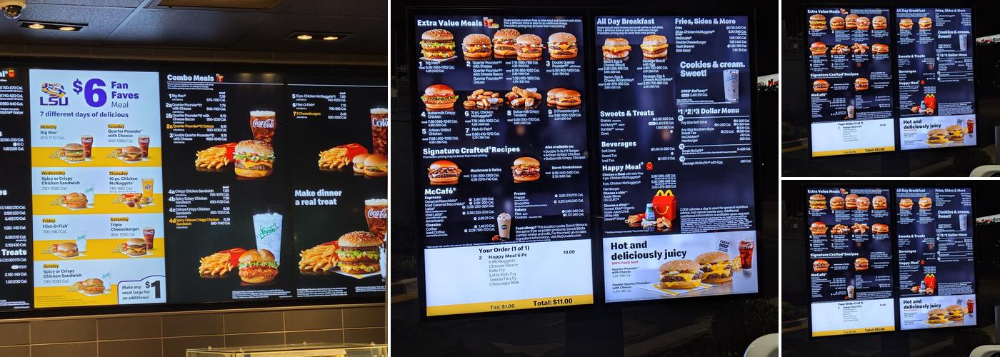 McDonald's Menu