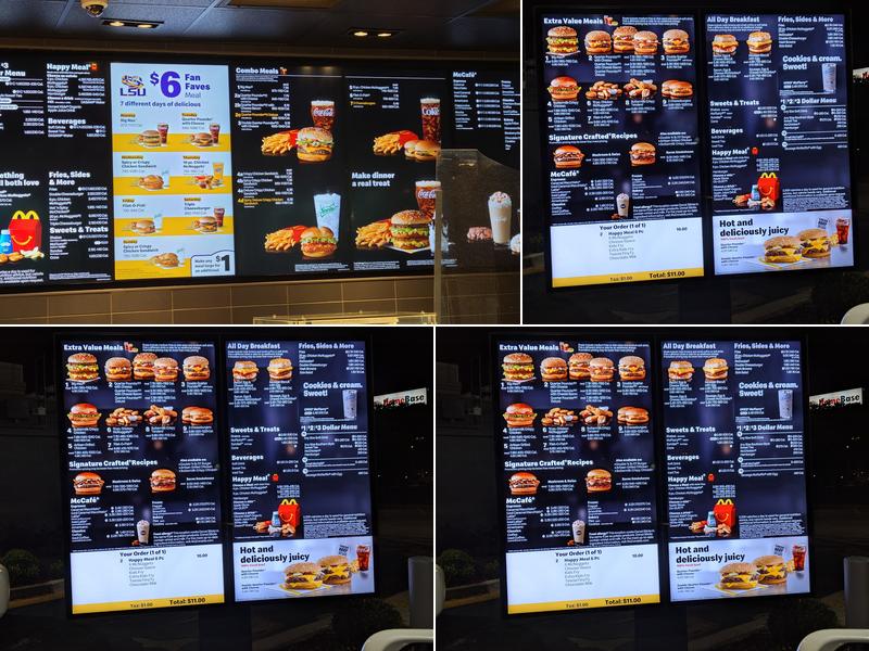 McDonald's Menu