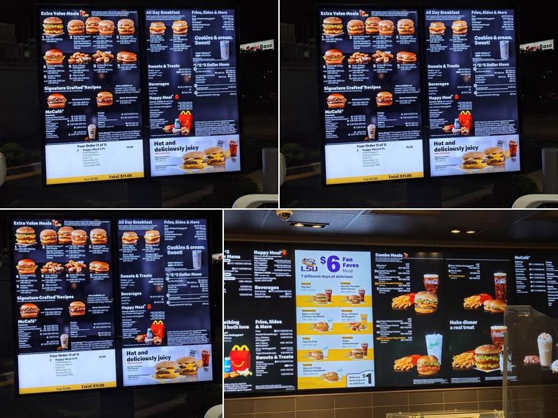 McDonald's Menu