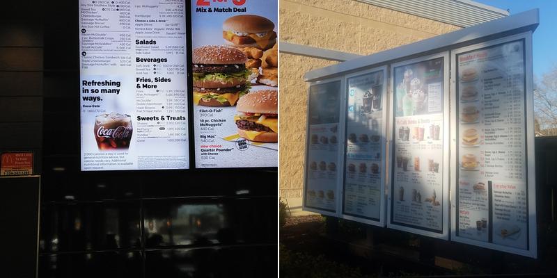 McDonald's Menu