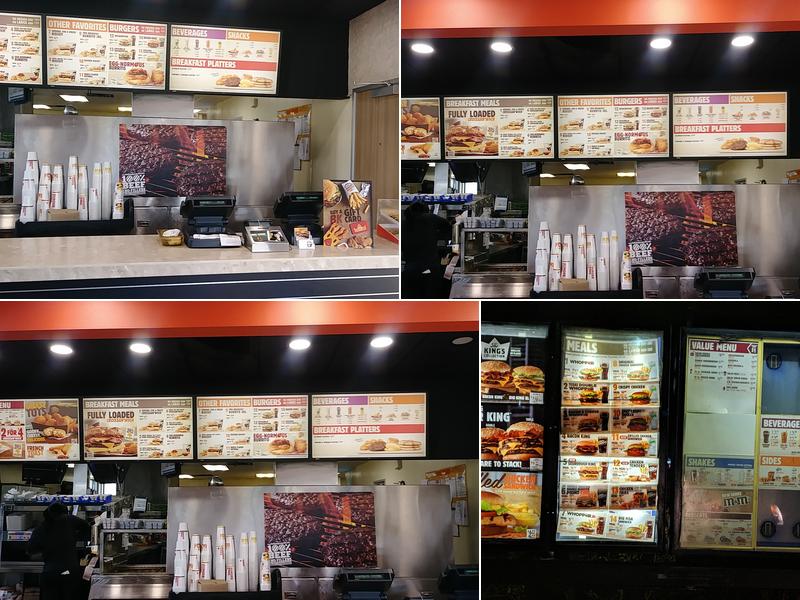 Burger King Menu