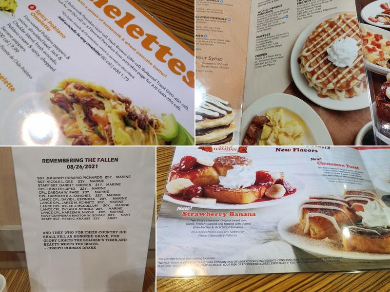 IHOP Menu
