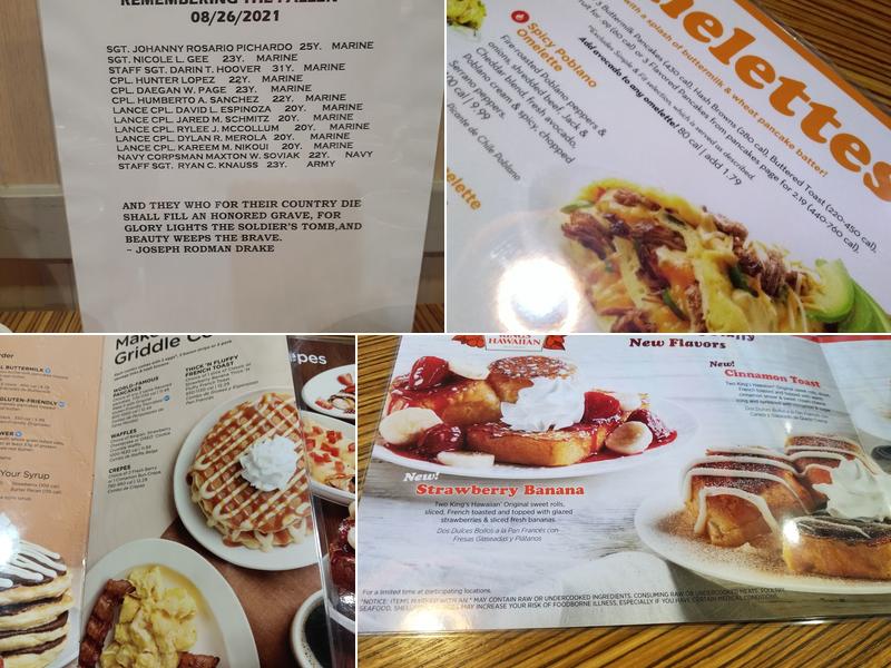 IHOP Menu