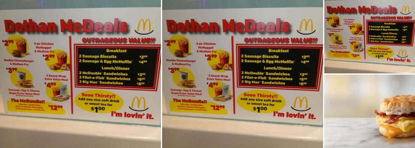 McDonald's Menu