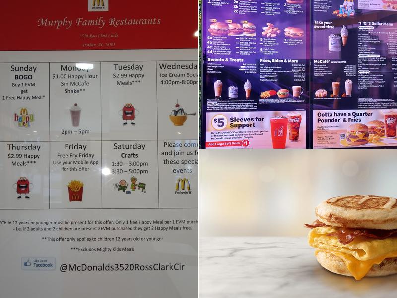 McDonald's Menu