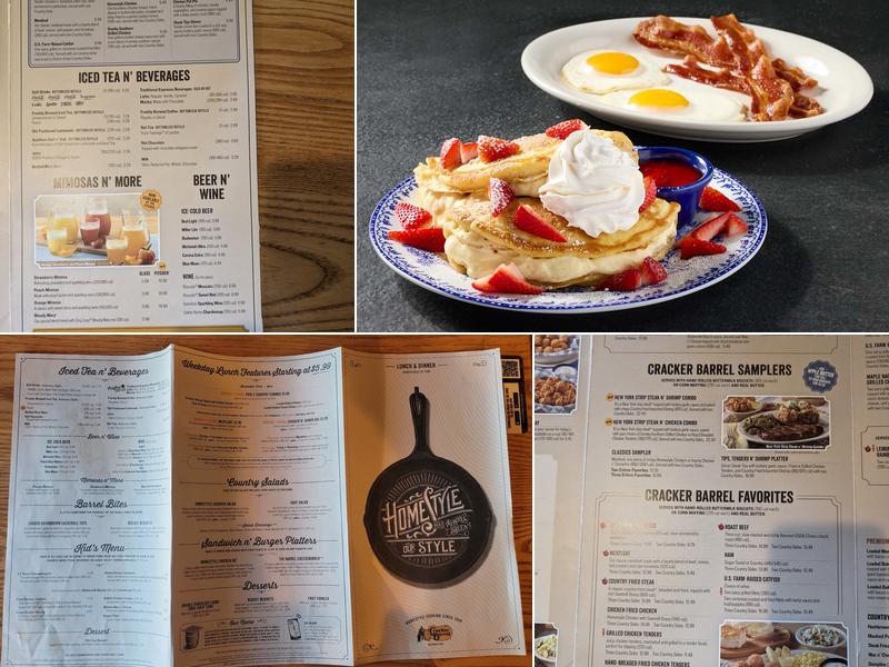 Cracker Barrel Old Country Store Menu