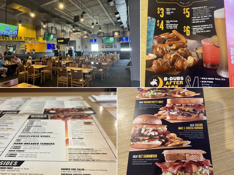 Buffalo Wild Wings Menu